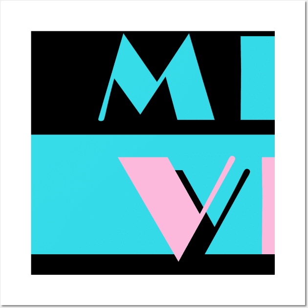 Miami Vice Wall Art by SwampFoxDesign